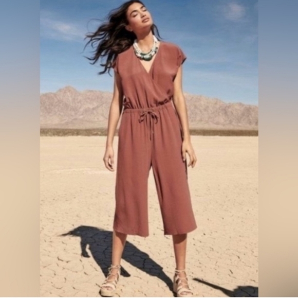 Eileen Fisher Pants - Eileen Fisher Russet Wide Leg Jumpsuit NWT Size 1X